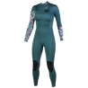 Combinaison Sooruz Femme Divine Front Zip 5/4/3mm Blue Duck