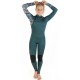 Combinaison Sooruz Femme Divine Front Zip 5/4/3mm Blue Duck