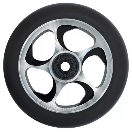 Set of 2 Prey Sense Wheels 120mm X 24 mm Black Raw