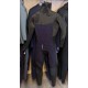 Billabong Absolute Chest Zip Hooded 5/4mm Wetsuit Black Hash