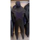 Billabong Absolute Chest Zip Hooded 5/4mm Wetsuit Black Hash