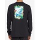 BILLABONG Long Sleeve Tee Shirt Pipeline Tube Black