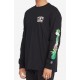 BILLABONG Long Sleeve Tee Shirt Pipeline Tube Black