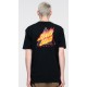 Tee Shirt SANTA CRUZ Flamed Not A Dot Black