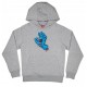 Santa Cruz Screaming Hand Heather Gray Junior Sweatshirt