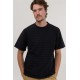 Tee Shirt RHYTHM Dobby Stripe Pocket Black