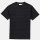 Tee Shirt RHYTHM Dobby Stripe Pocket Black