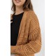 Gilet Femme RHYTHM Chunky Cardigan Caramel