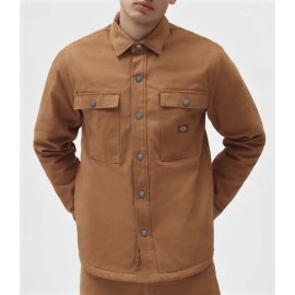 DICKIES Duck Canvas Shacket Jacket Camel