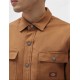 DICKIES Duck Canvas Shacket Jacket Camel