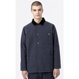 DICKIES Duck Canvas Sherpa Lined Coat Chore Navy