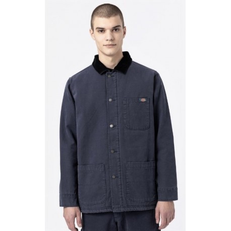 Manteau Doublé Sherpa DICKIES Duck Canvas Chore Navy