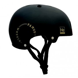 ALK13 Helium Helmet Black Gold Famus Wheels