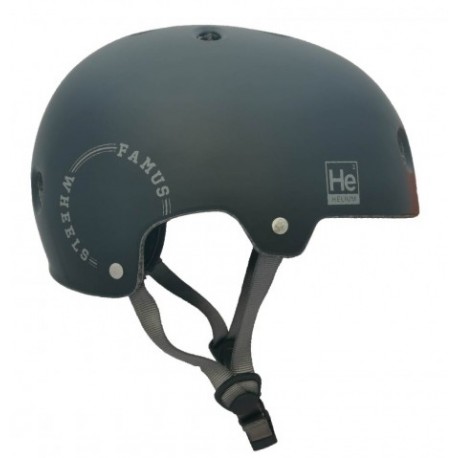 ALK13 Helium Helmet Black Grey Famus Wheels