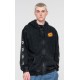 Zip Sweatshirt Santa Cruz Street Creep Hand Black Acid Wash