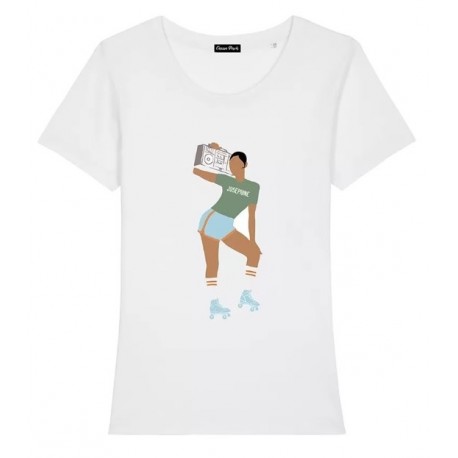 Women's Tee Shirt OCEAN PARK Joséphine White