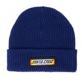 SANTA CRUZ Sundown Ray Strip Navy Blue Beanie