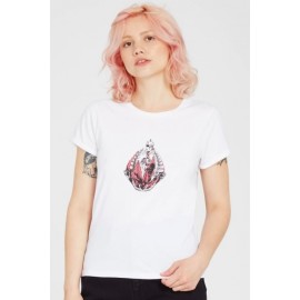 VOLCOM Women's Tee Shirt Radical Daze White