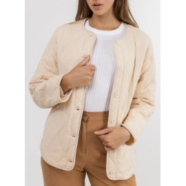 Women's Lightweight Jacket RHYTHM Dakota Quilted Cream