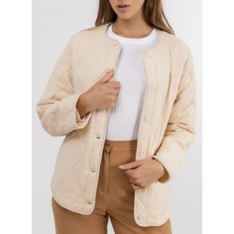 Women's Lightweight Jacket RHYTHM Dakota Quilted Cream