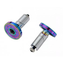 Blunt Bar Ends Alloy Paire Oil Slick