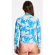 Billabong Women's Peeky 1/1mm Neoprene Jacket Blue Hawaii