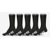 Pack de 5 Chaussettes Globe Blackout Quarter Noir
