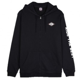 Sweat Capuche Zippé Independent Depth Summit Black