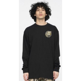 Santa Cruz Holo Flamed Dot Long Sleeves Black