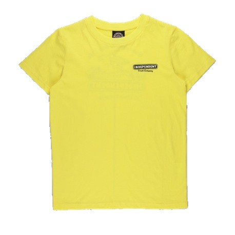 T-shirt Independent Junior Gfl Truck Co Vintage Yellow