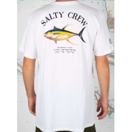 Men's Tee Shirt SALTY CREW Ahi Mount White
