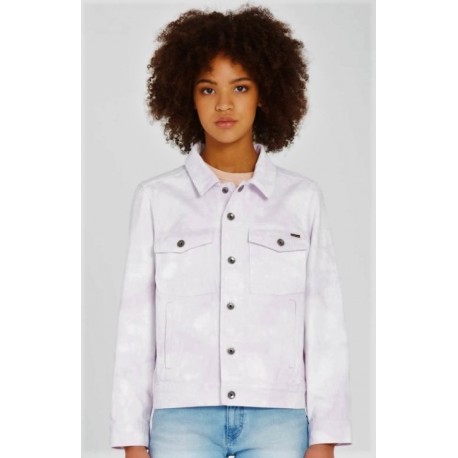 VOLCOM Women's Denim Jacket Radstone Light Orchid