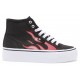 DC Manual Hi Platform Black Flames Women DC Shoes