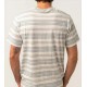 Men's T-shirt RHYTHM Cairo Stripe Vintage Natural