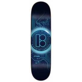 Plan B Blue Crypto 8.375" Skateboard Deck