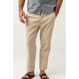 Men's RHYTHM Wayfarer Bone Linen Trousers