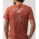 Men's T-Shirt RHYTHM Wanderer Rust