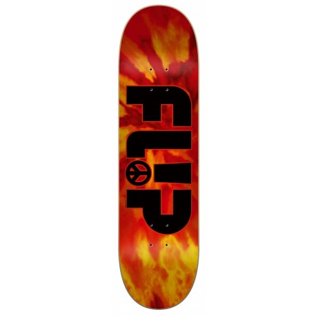 Flip Odyssey Peace Orange 8.0"Skateboard Deck