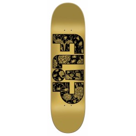 Flip Team Metallic Yellow 8.0" Skateboard Deck