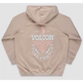 Sweat Femme VOLCOM Truly Stoked Bf Taupe