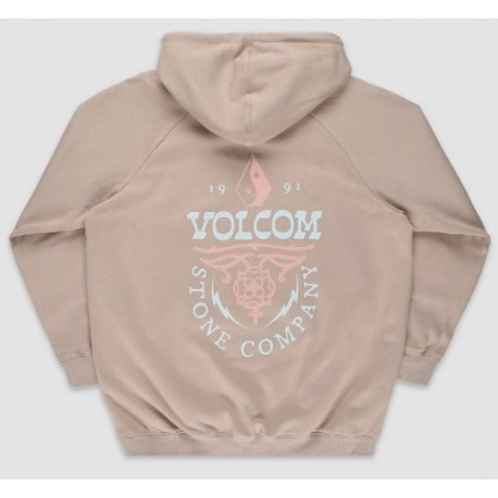 Sweat Femme VOLCOM Truly Stoked Bf Taupe