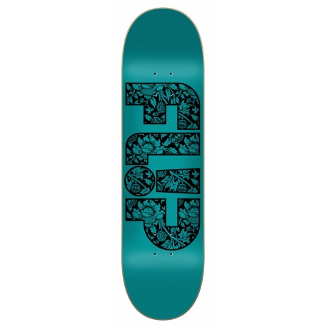 Flip Team Metallic Teal 8.125" Skateboard Deck