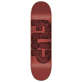 Flip Team Metallic Red 8.25″ Skateboard Deck