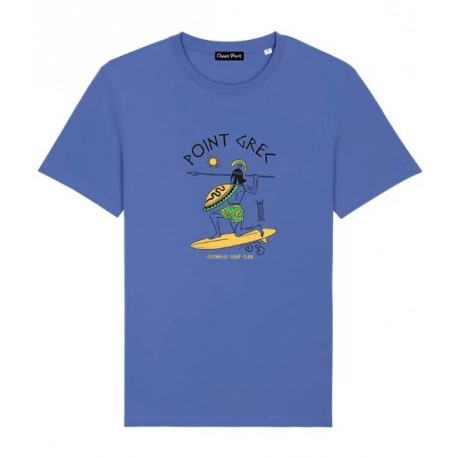 Men's Tee Shirt OCEAN PARK Greek Point Bright blue