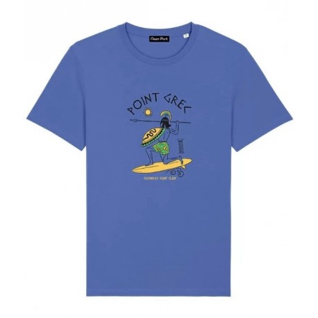 Tee Shirt Homme OCEAN PARK Point Grec Bright blue