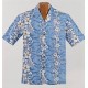 Chemise Hawaienne Fashion Floral Lines