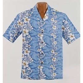 Chemise Hawaienne Fashion Floral Lines