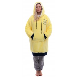 Poncho Plaid All-In Yellow