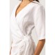 RHYTHM Dress Santorini Tie Front Mini Dress White