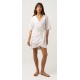 Robe RHYTHM Santorini Tie Front Mini Dress White